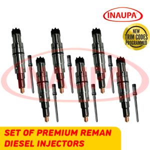 2872544 (ISX 12) - Set of Premium Reman Diesel Injectors - 6 Injectors Set - $2,700.00 + $600.00 Core Free Shipping in all orders <b style="color: #fdce0a;">(Offer $2,400.00 + $+600 Core)</b>