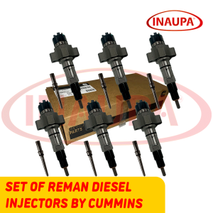 5579401 ISL – SET OF REMAN DIESEL INJECTORS BY CUMMINS – 6 Injectors Set FUEL SUPPLY INCLUDED- $6,600.00 + $900.00 Core Free Shipping in all orders <b style="color: #fdce0a;">(Offer $5,610.00 + $900 Core)</b>